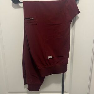 Burgundy Zamora Scrub pants